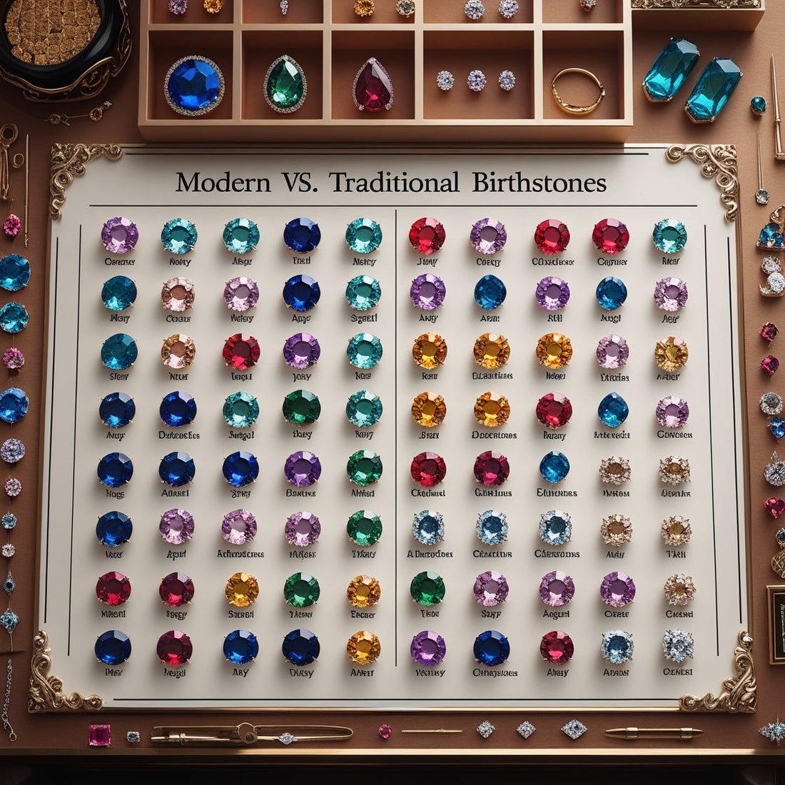 Traditional vs. Modern Birthstones: What You Need to Know