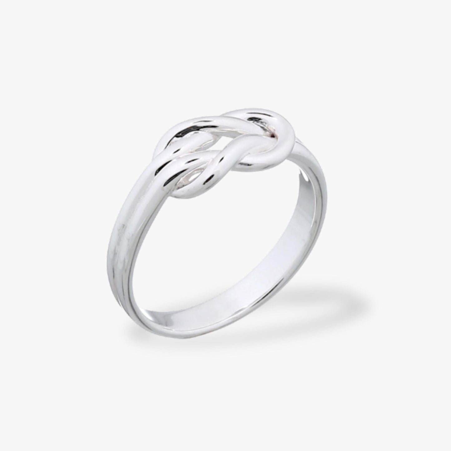 Silver Lucky Knot Ring  | Sterling Silver | Stacking Ring