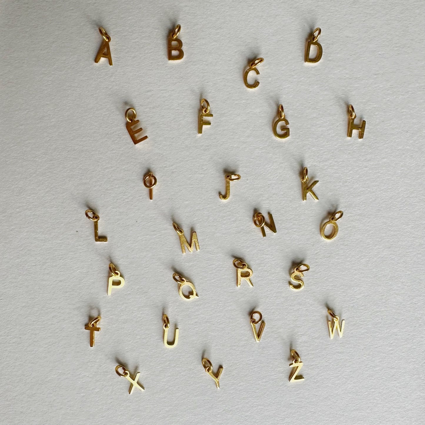 Initial Necklace | Letter Pendant | 18K Gold Plated
